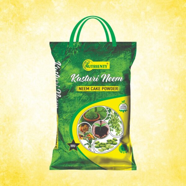 Kasturi Neem Cake Powder for Plants (6 Kg) - Organic Fertilizer, Soil Enhancer & Natural Pest Control